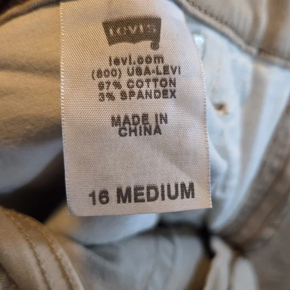 Levi's 512 Perfectly Slimming Bootcut Women's Jeans Size 16 - Picture 3 of 8